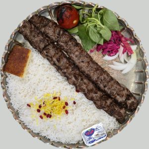 چلو کباب لقمه