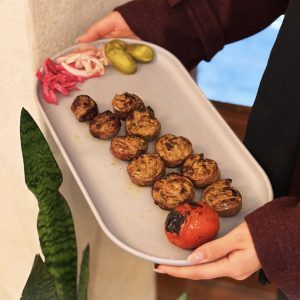چلو کباب لقمه